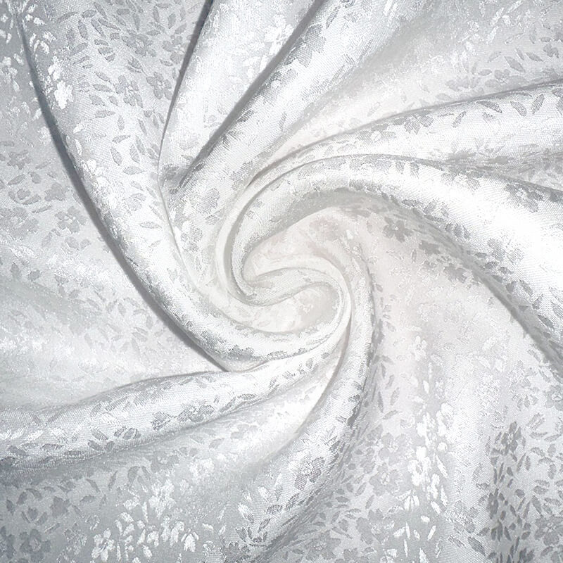 Jacquard Mulberry Silk Woven Fabric for Apparel Wholesale Supplier 16